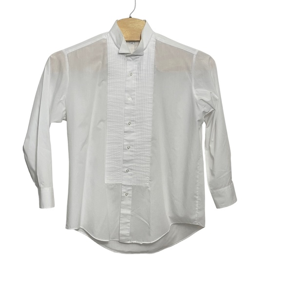 Southeastern 32/33 Tux Shirt White Large Wedding - Picture 4 of 6